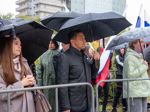 Концерт в поддержку референдума в ЛНР, ДНР, а также в Херсонской и Запорожской областях прошел в Благовещенске